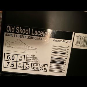 Vans x Karl  Lagerfeld